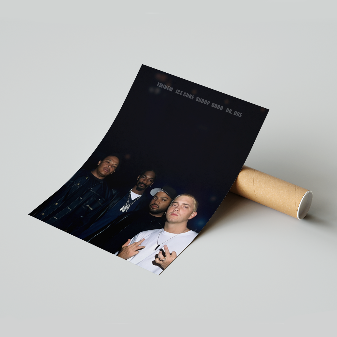 Plakat Eminem & Ice Cube & Snoop & Dr. Dre