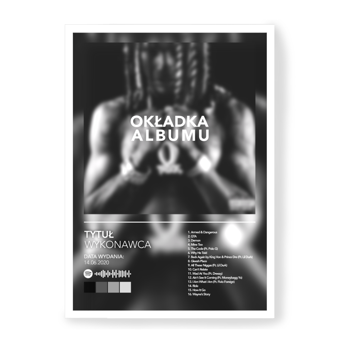 Plakat Własny Album