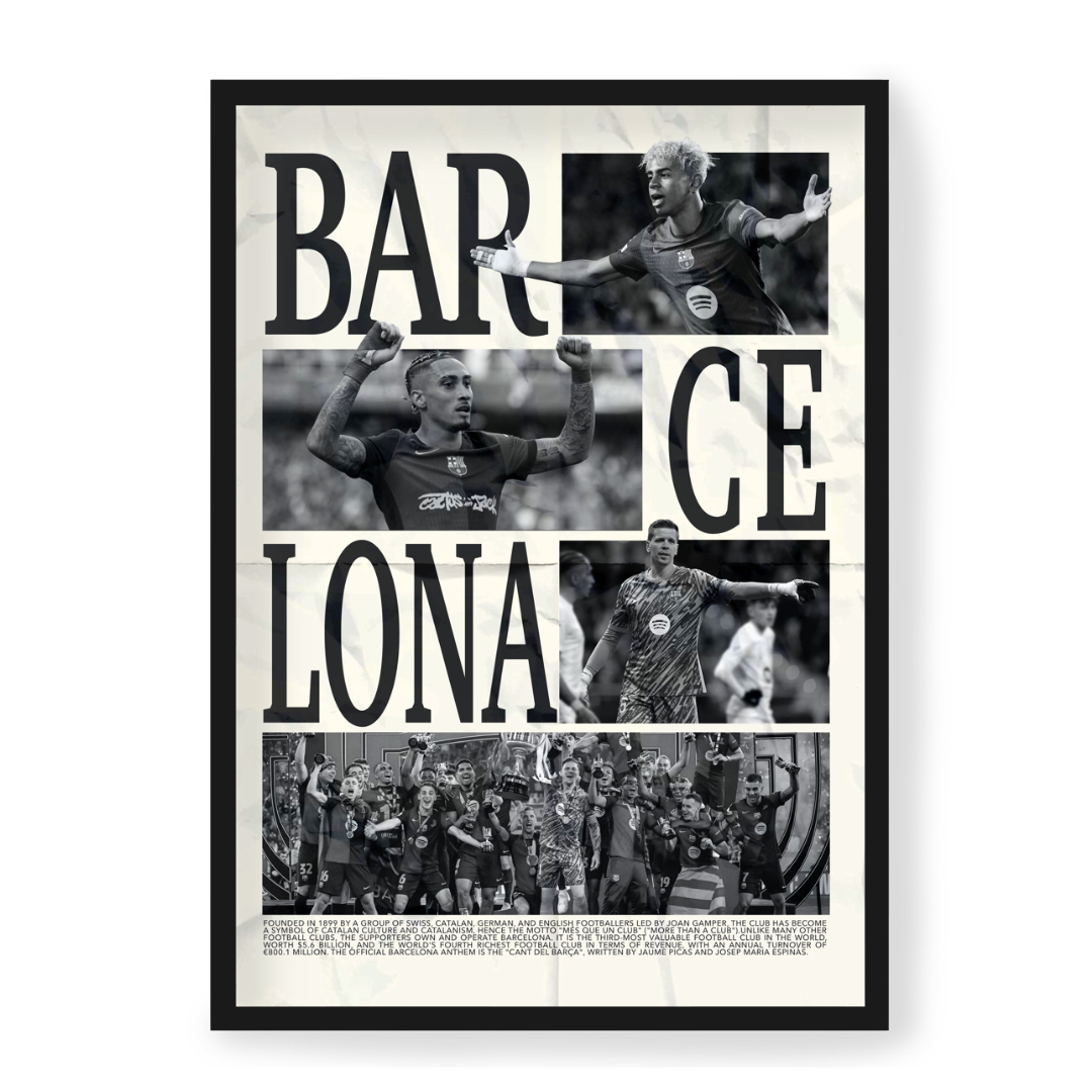 Plakat FC Barcelona