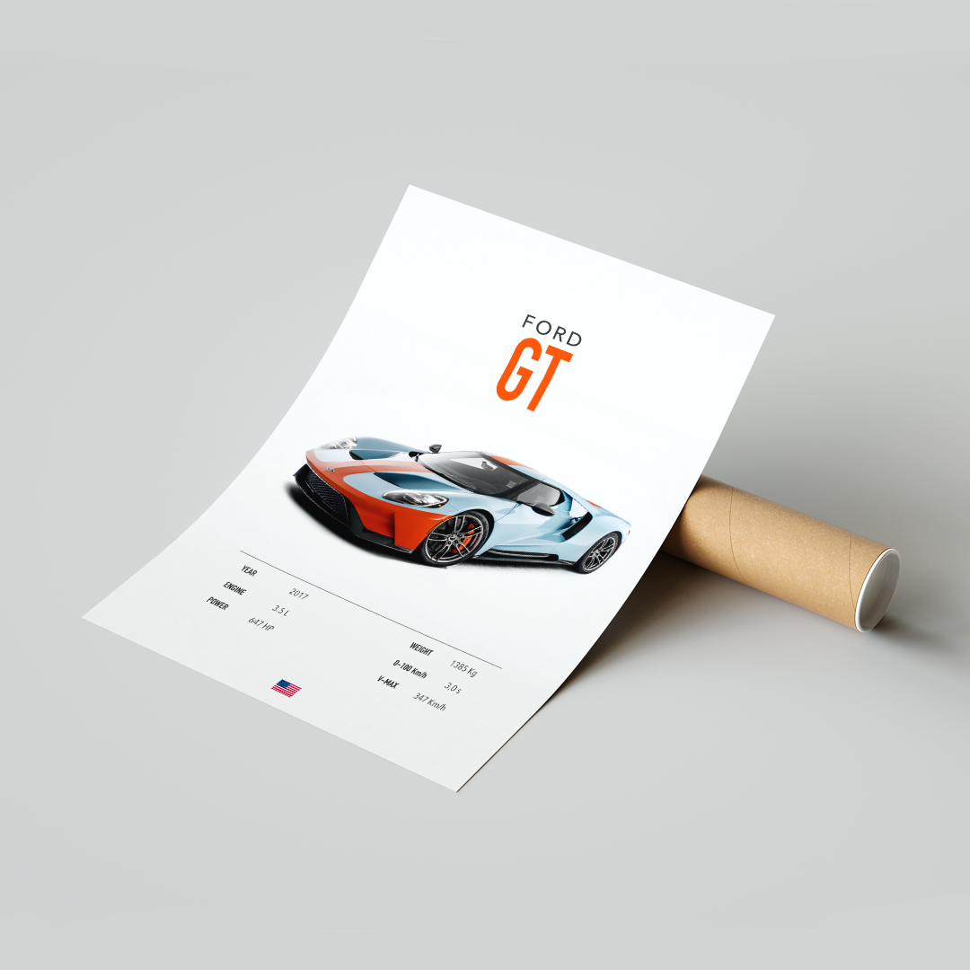 Plakat Ford GT