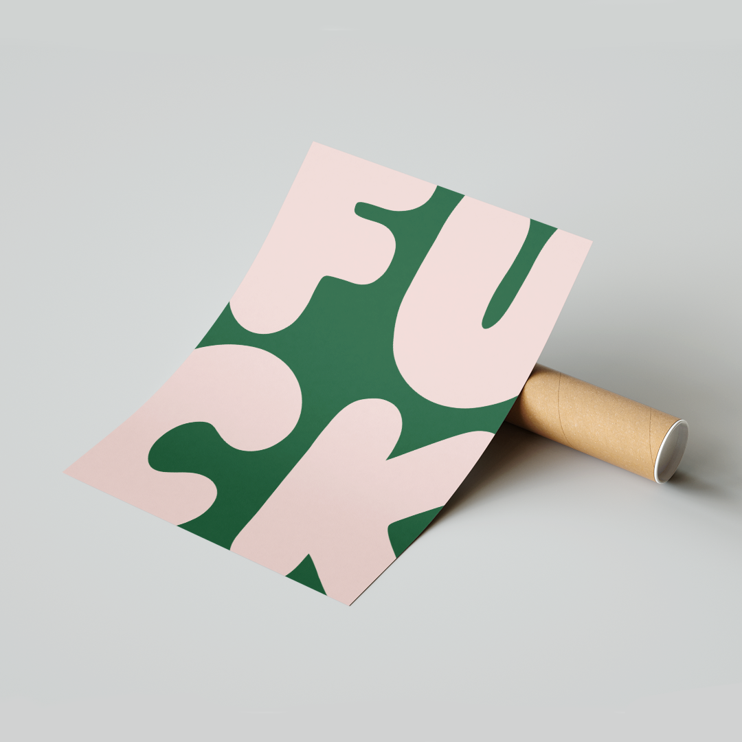 Plakat Fuck