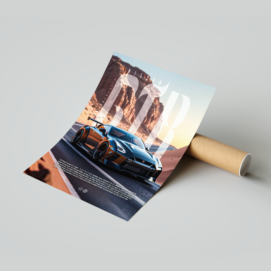 Plakat Nissan GTR