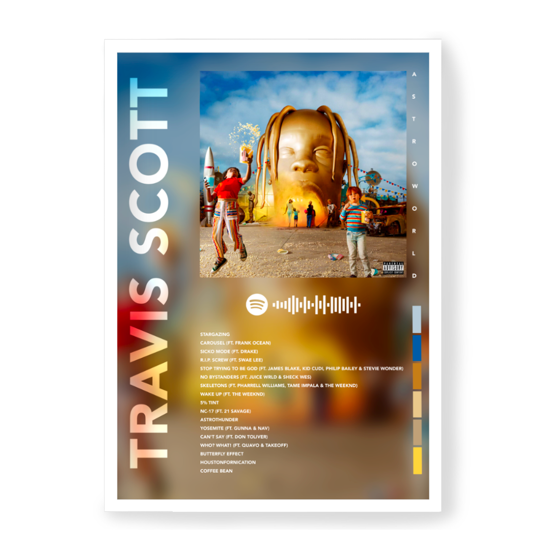 Plakat Travis Scott Astroworld