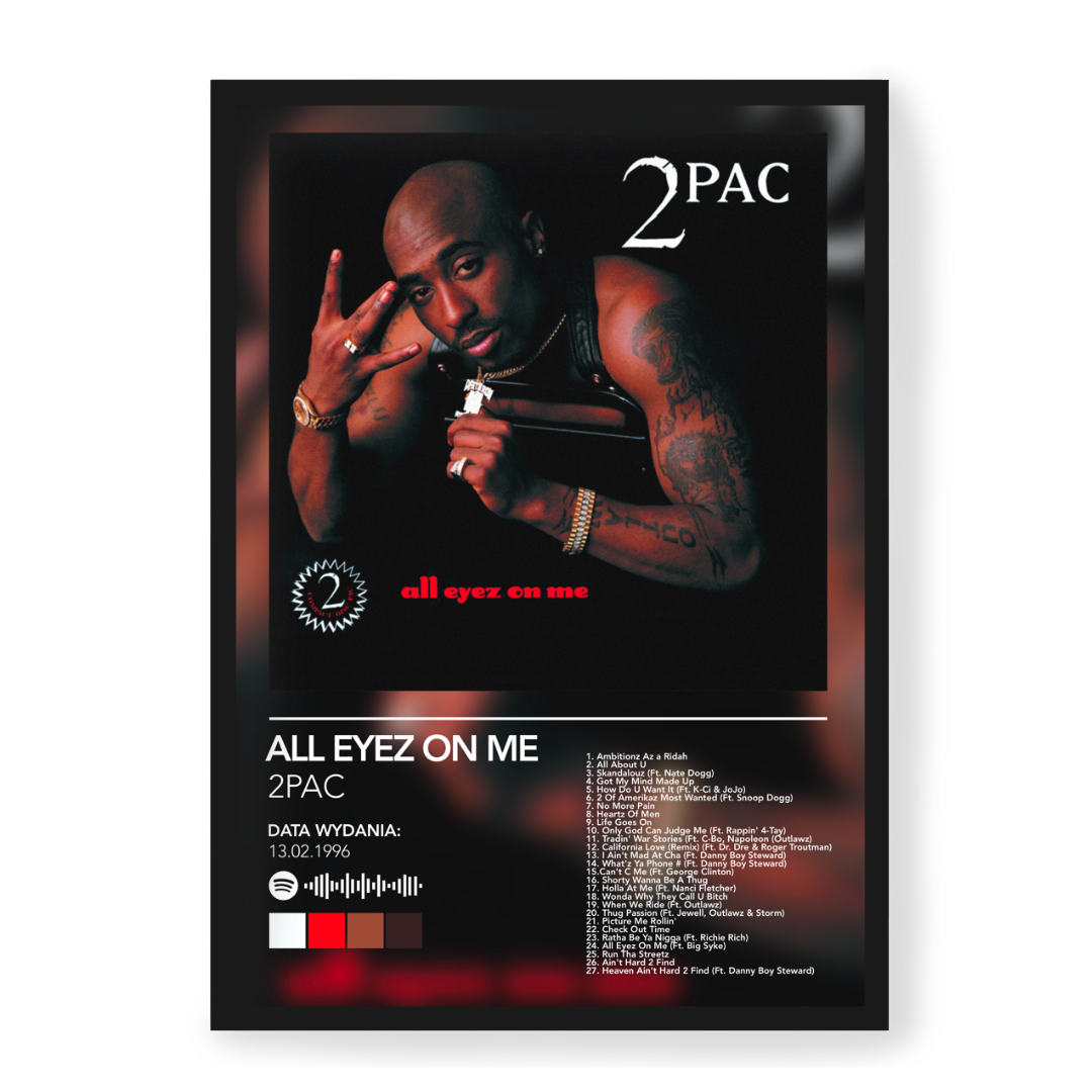 Plakat 2Pac All Eyez On Me