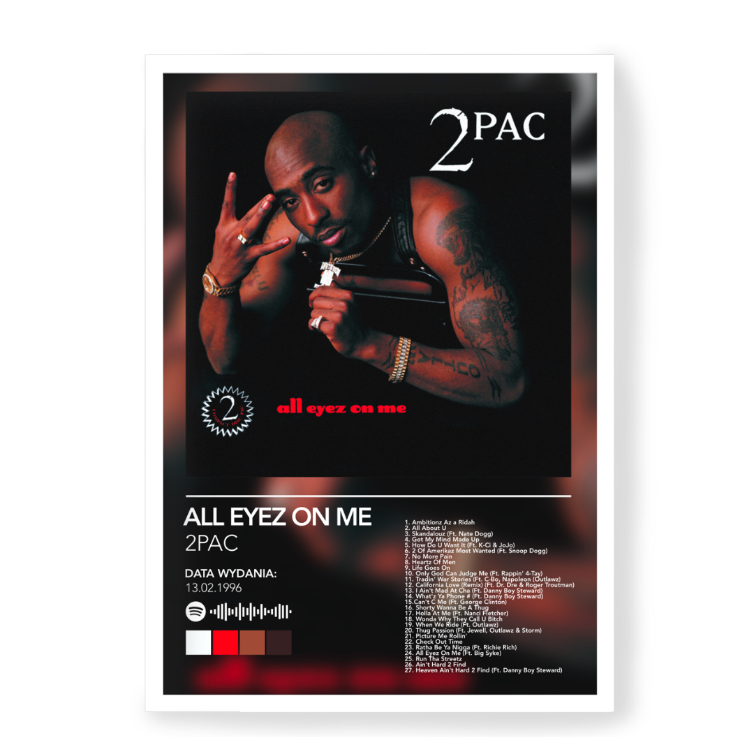Plakat 2Pac All Eyez On Me
