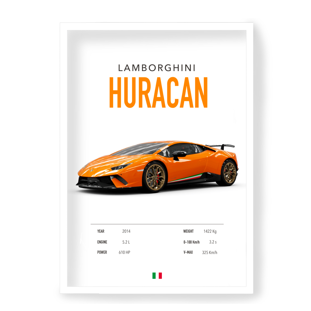 Plakat Lamborghini Huracan