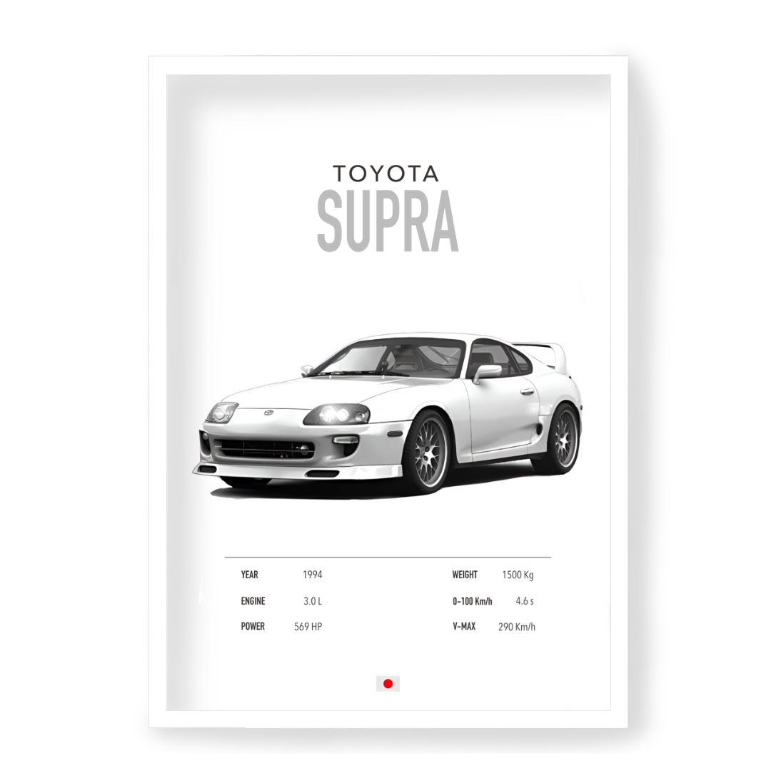 Plakat Toyota Supra