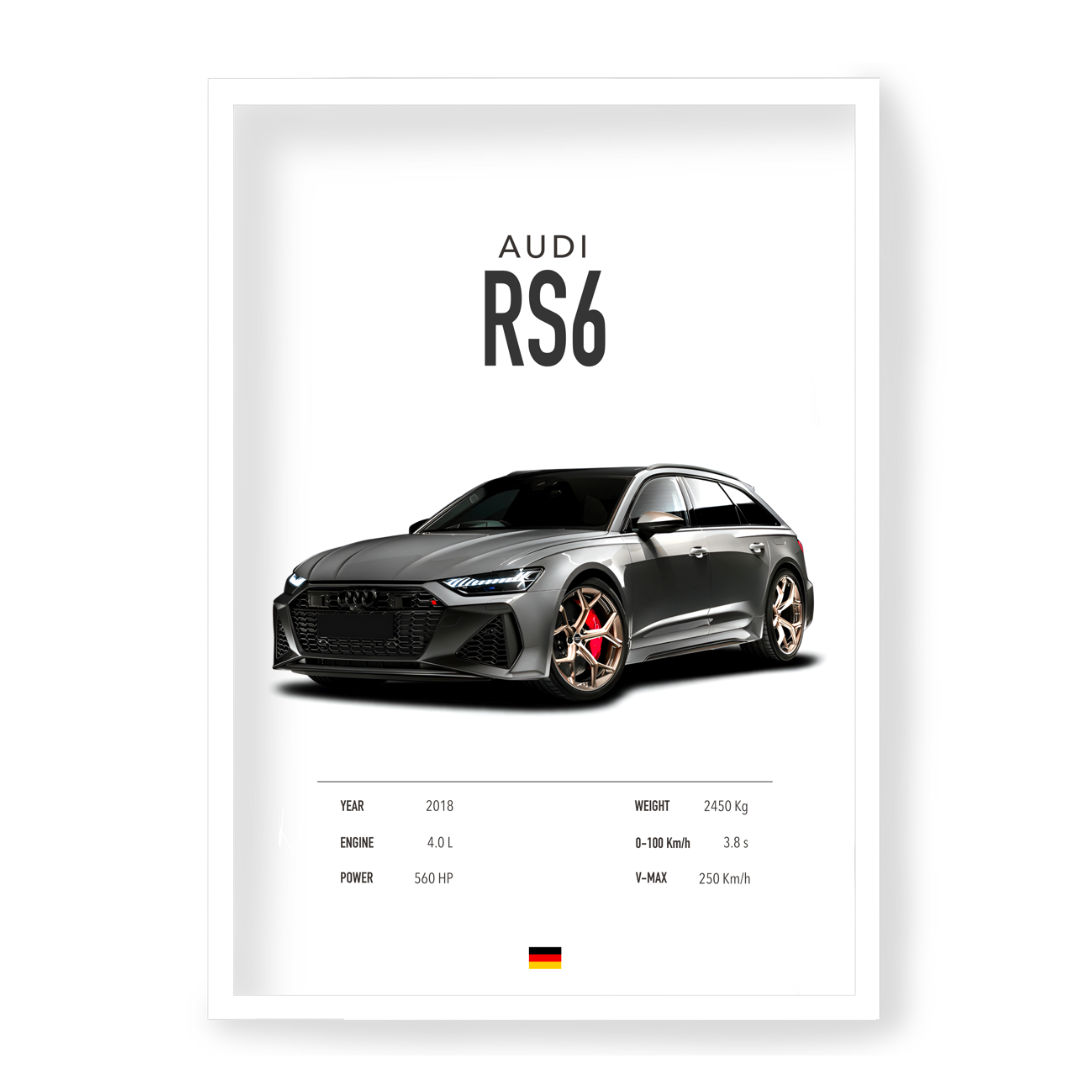 Plakat Audi RS6