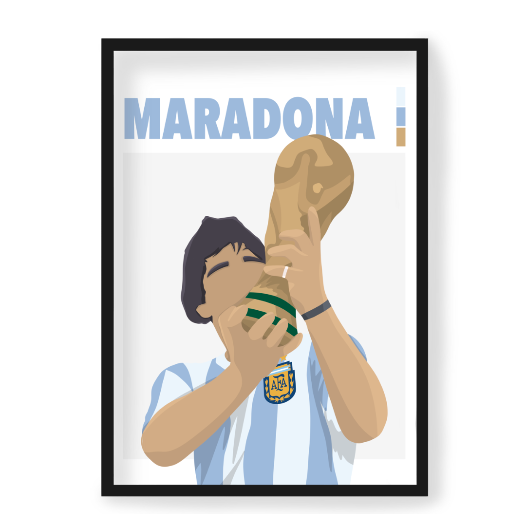 Plakat Maradona