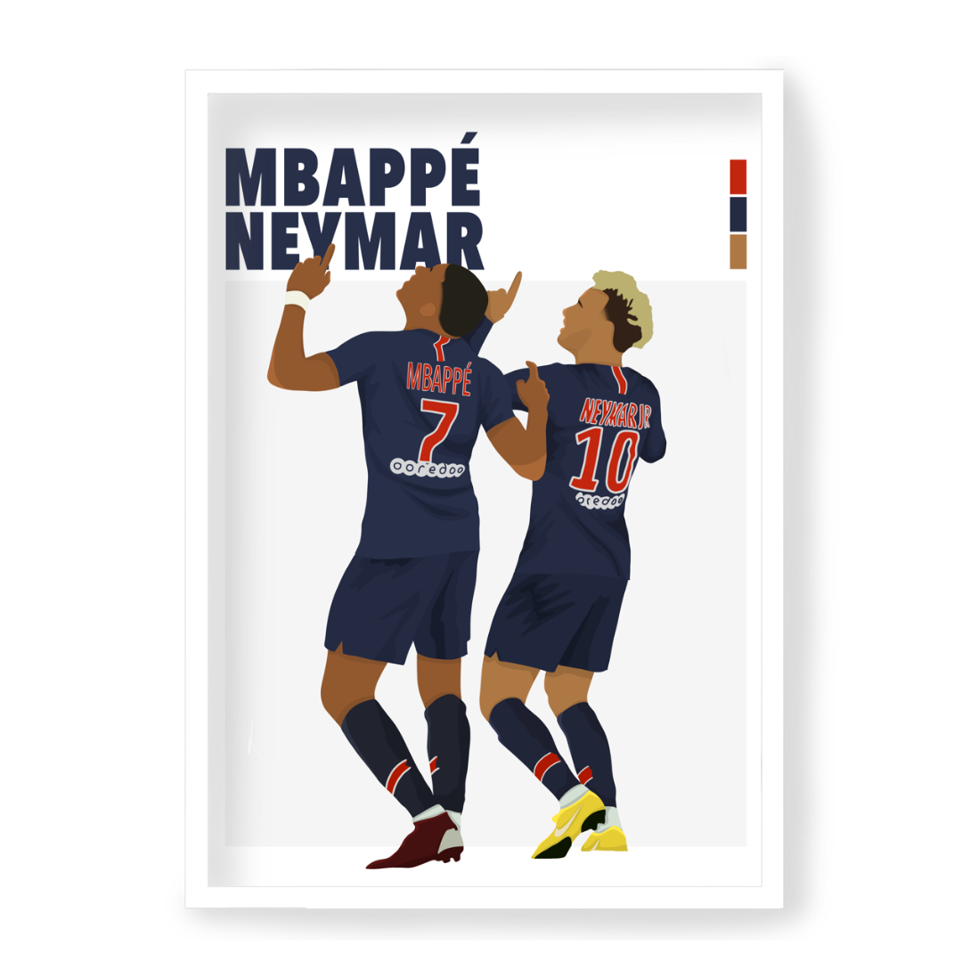 Plakat Mbappe & Neymar