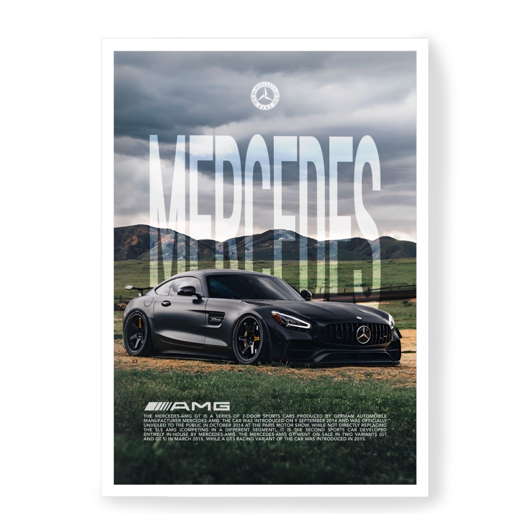 Plakat Mercedes AMG
