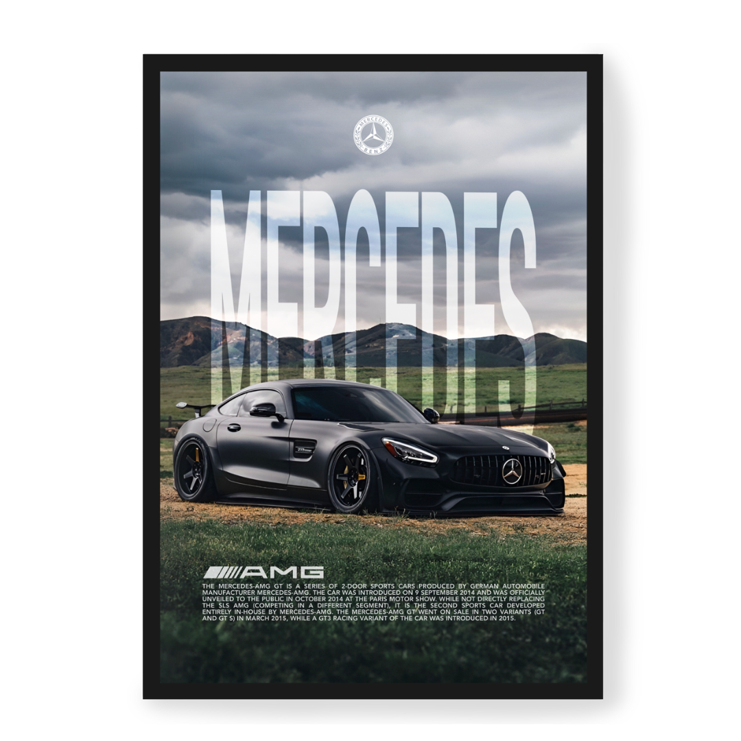 Plakat Mercedes AMG