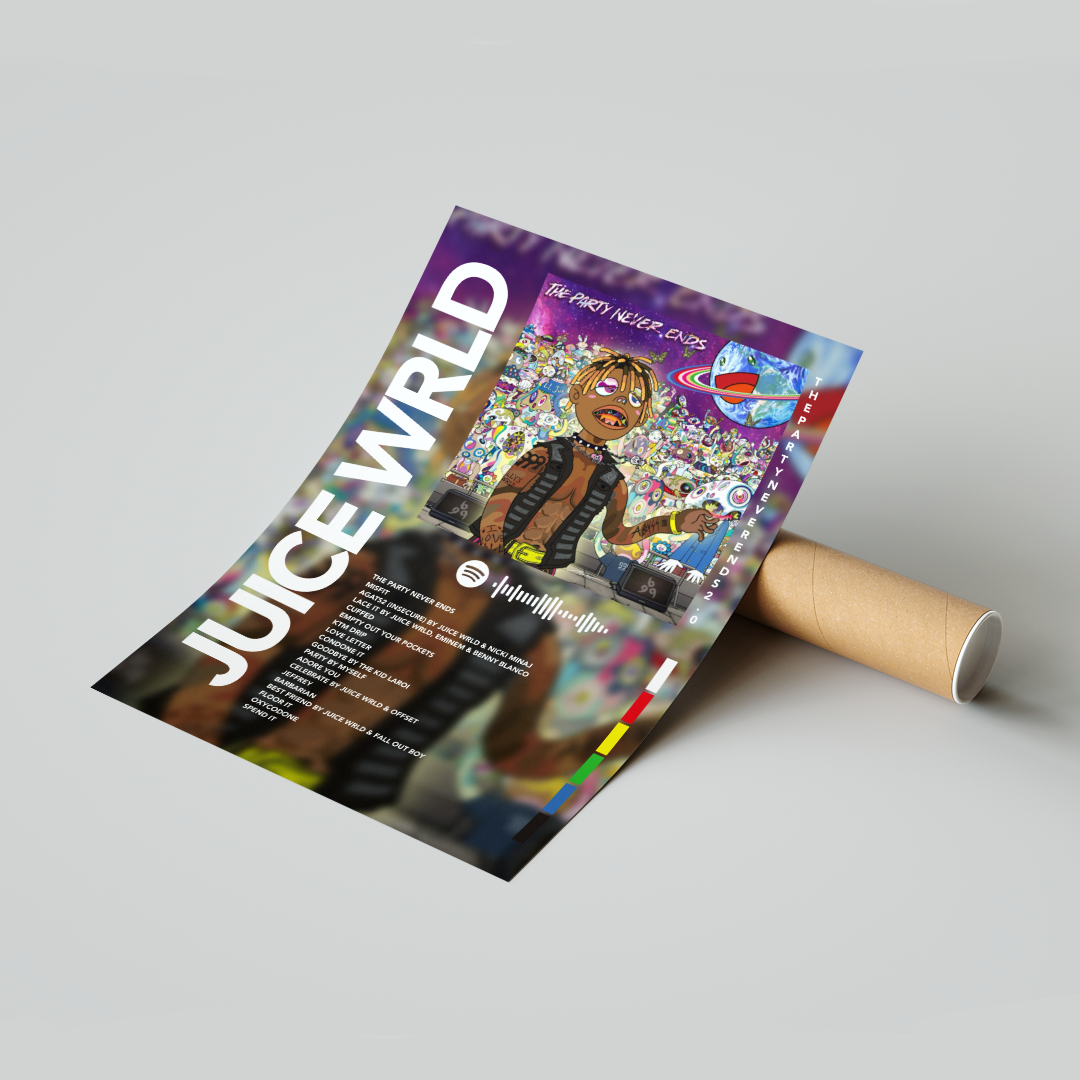 Plakat Juice WRLD The Party Never Ends