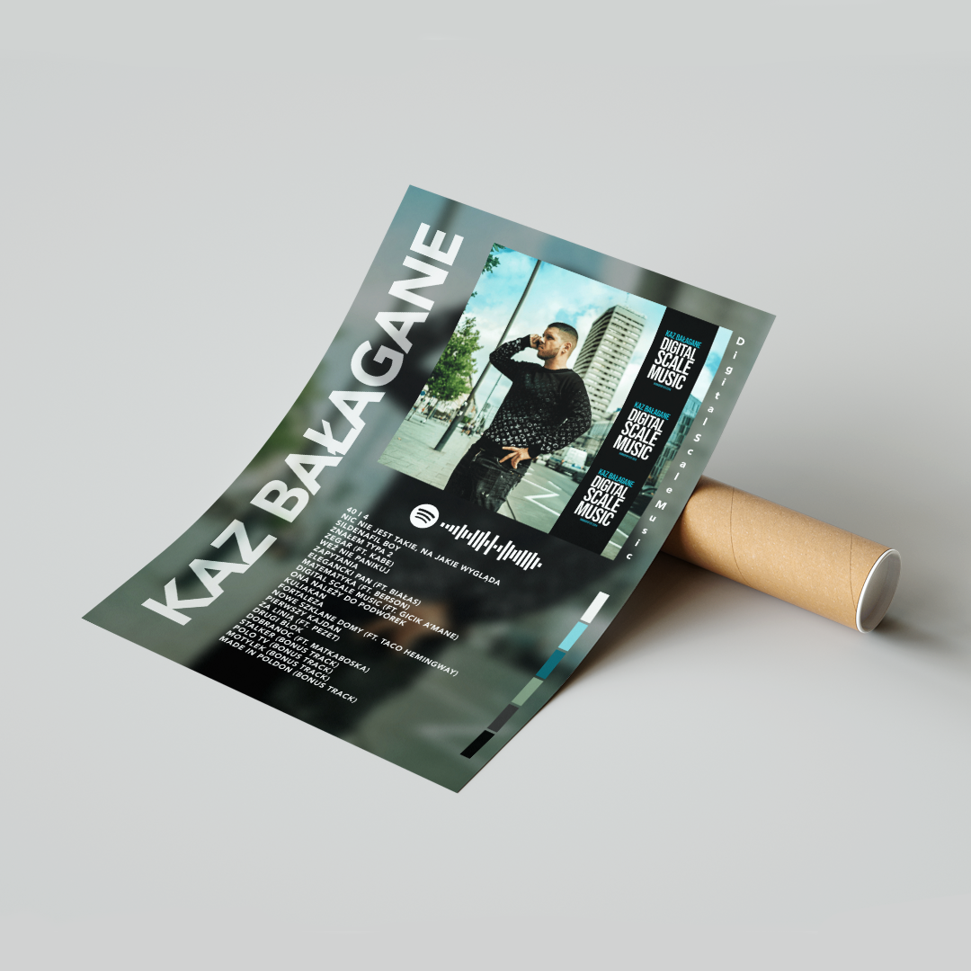 Plakat Kaz Bałagane Digital Scale Music