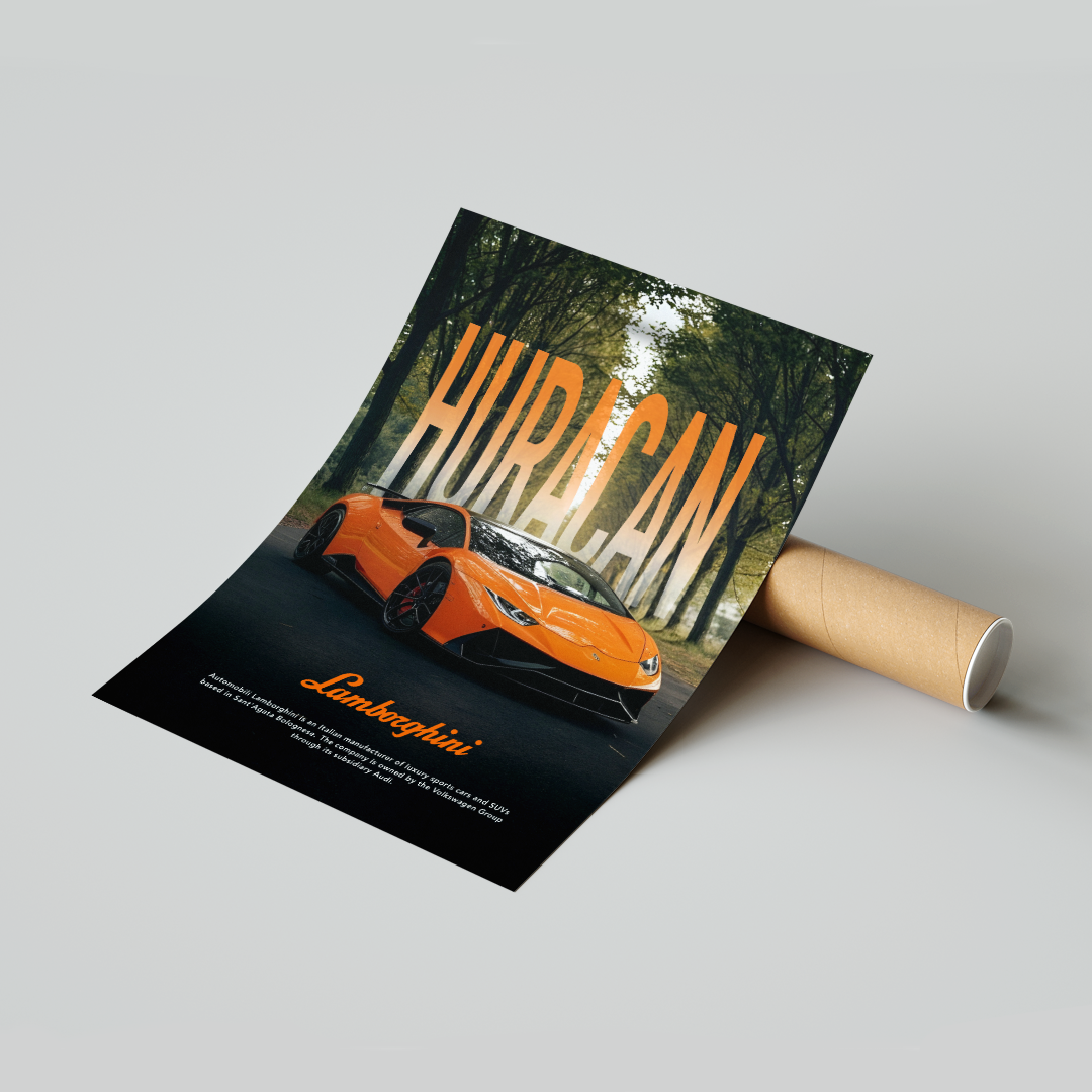 Plakat Lamborghini Huracan
