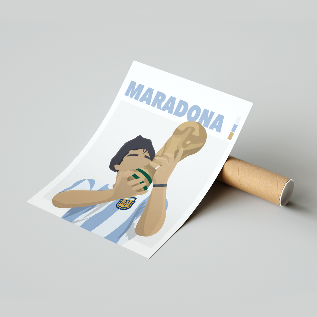 Plakat Maradona