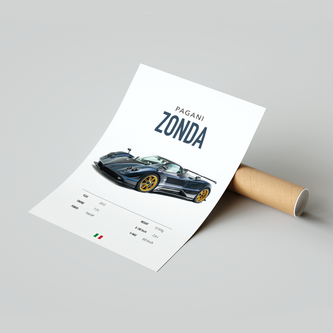 Plakat Pagani Zonda