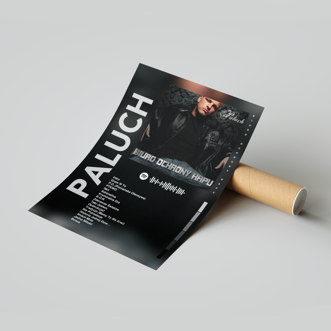 Plakat Paluch Biuro Ochrony Rapu — Bez ramki