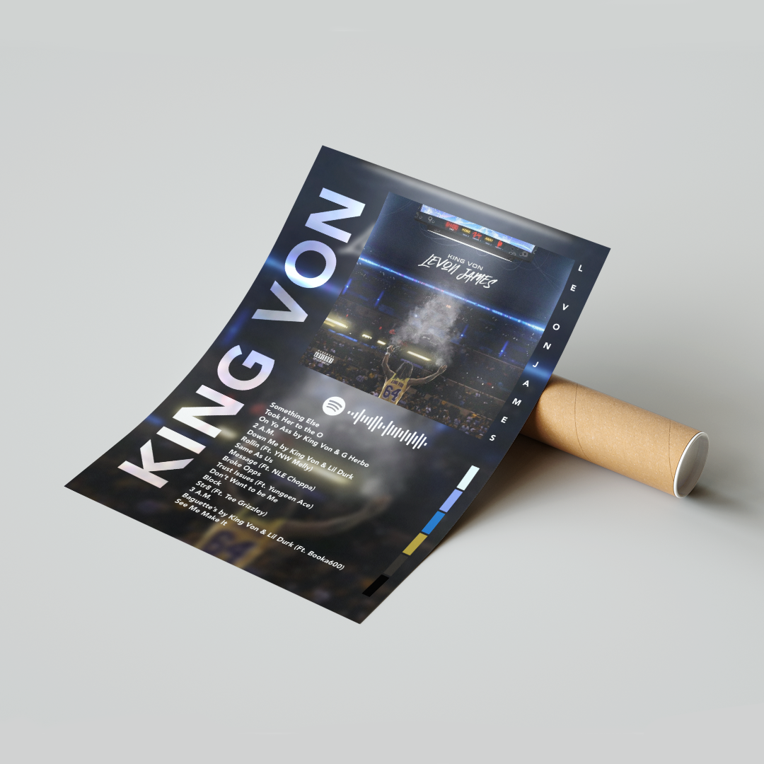 Plakat King Von Levon James