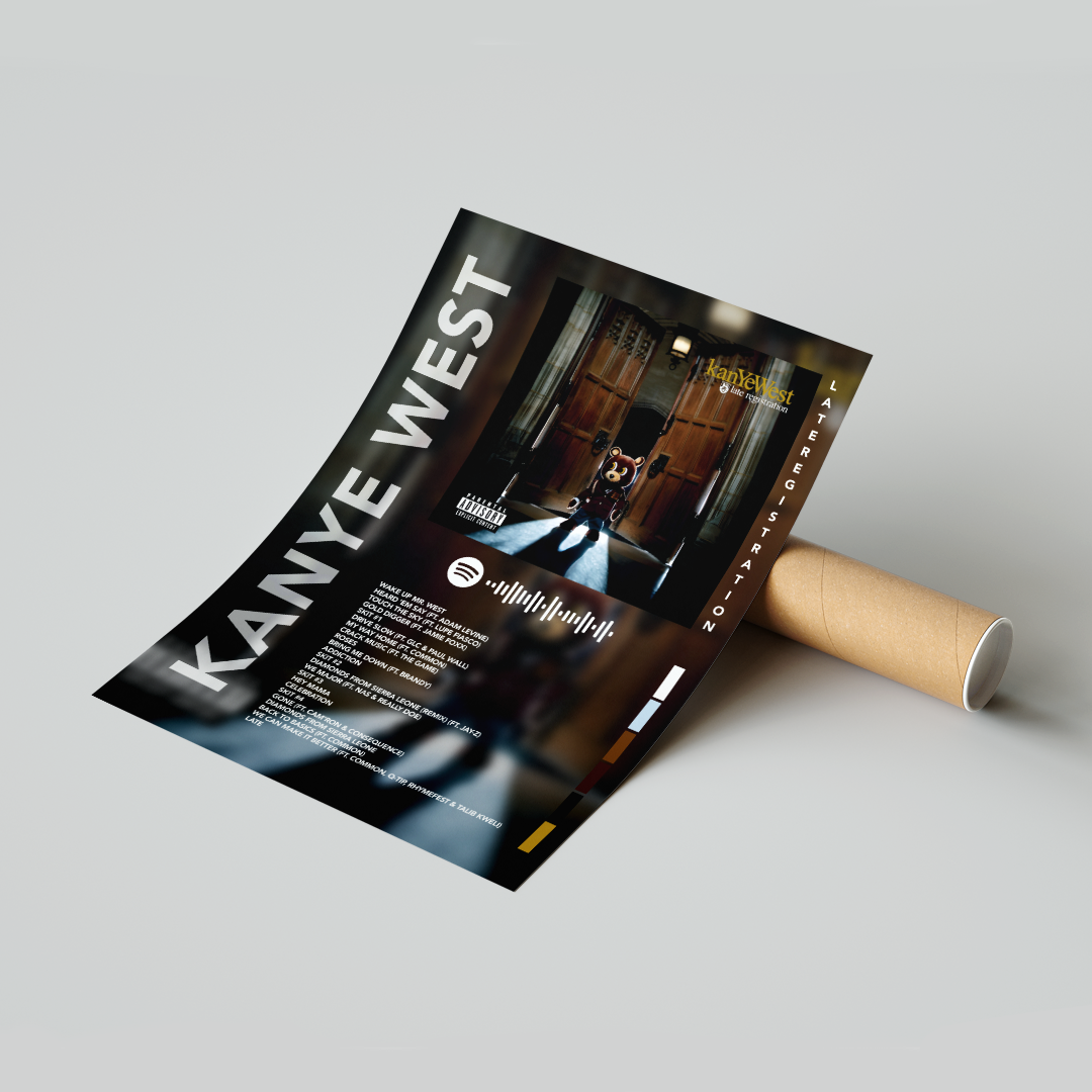 Plakat Kanye West Late Registration