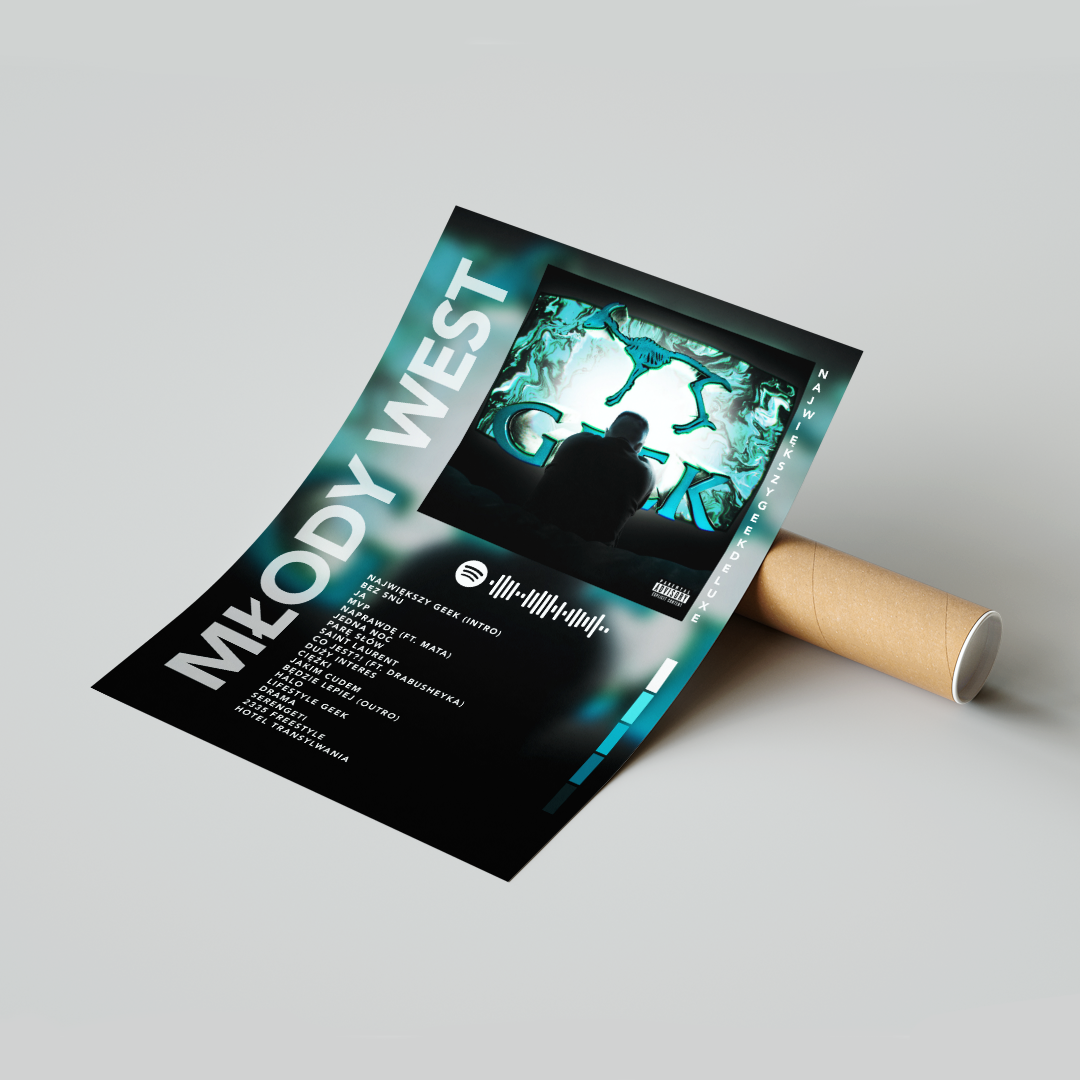 Plakat Młody West Największy Geek Deluxe