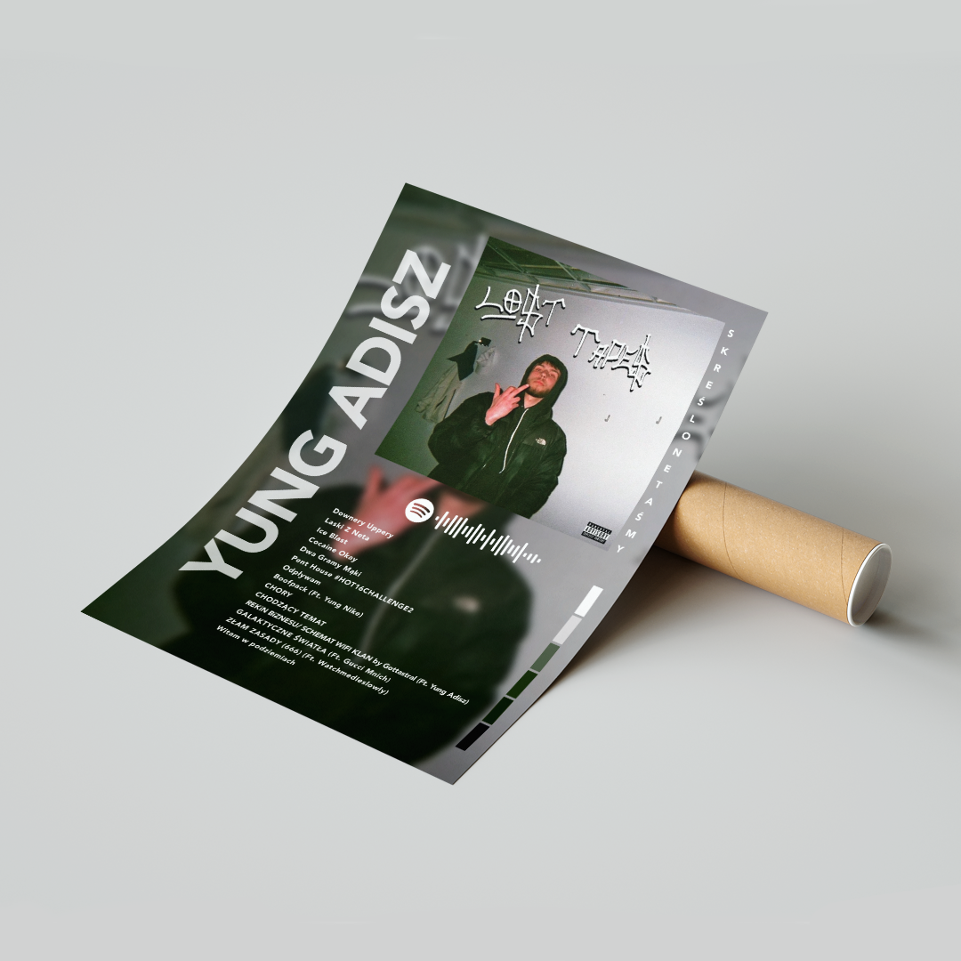 Plakat Yung Adisz Skreślone Taśmy