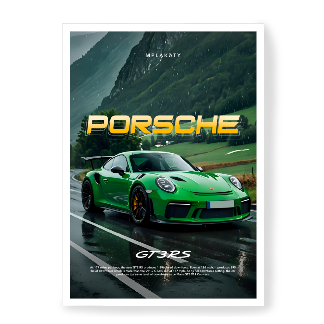 Plakat Porsche 911 GT3 RS