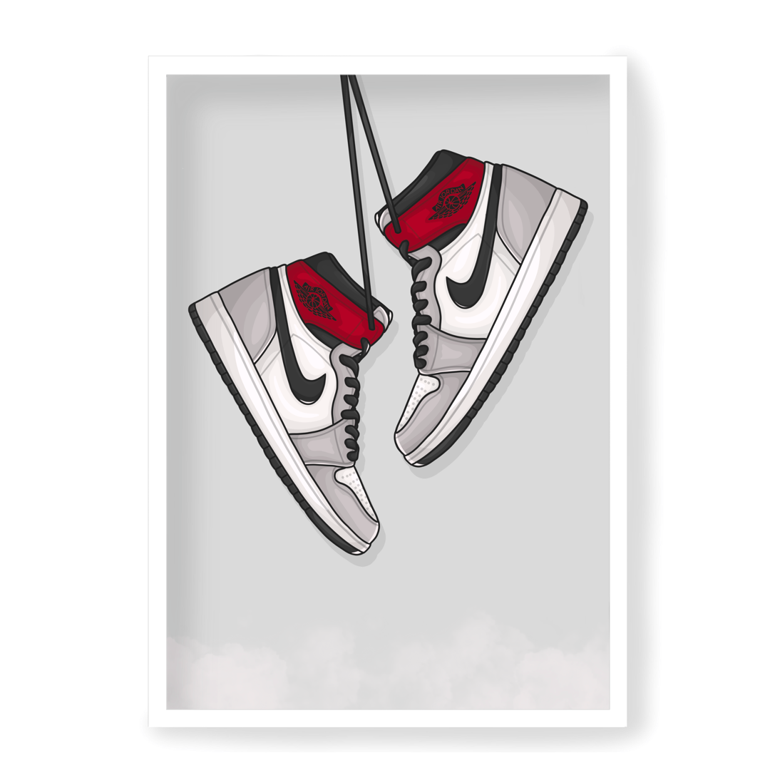 Image of Jordan 1 Retro High Light Smoke Grey
