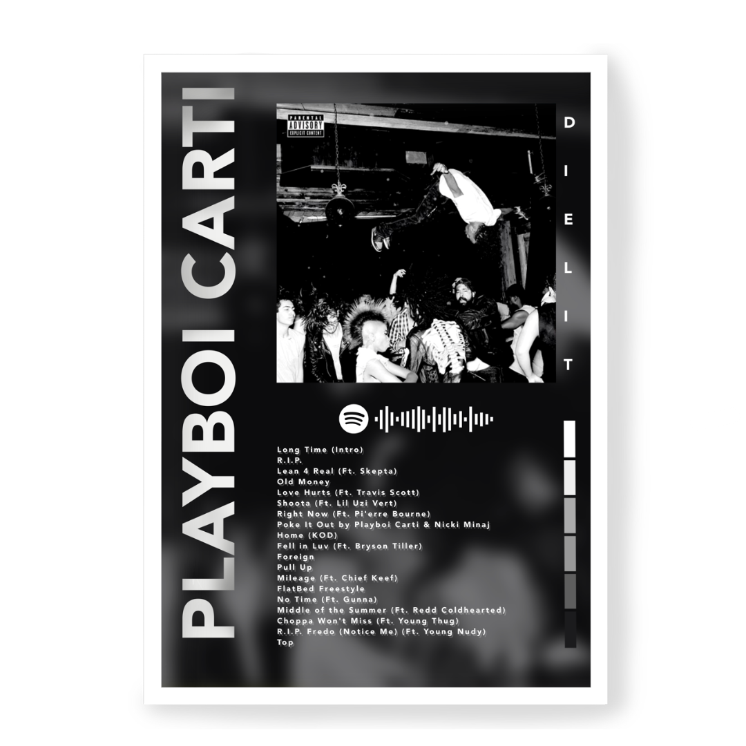 Plakat Playboi Carti Die Lit