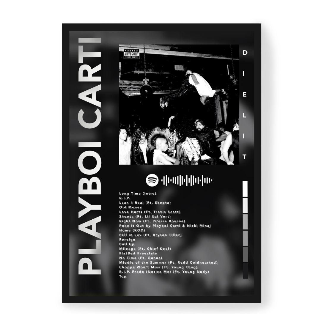 Plakat Playboi Carti Die Lit