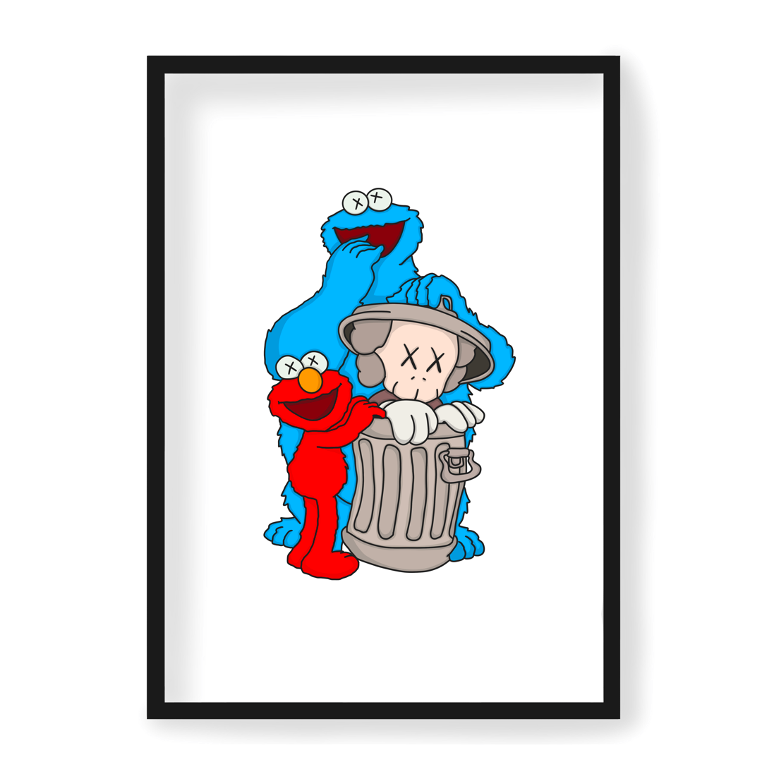Kaws x Sesame street
