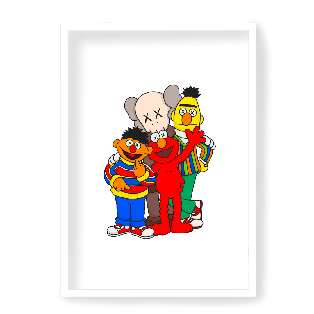 Image of Kaws x Sesame street