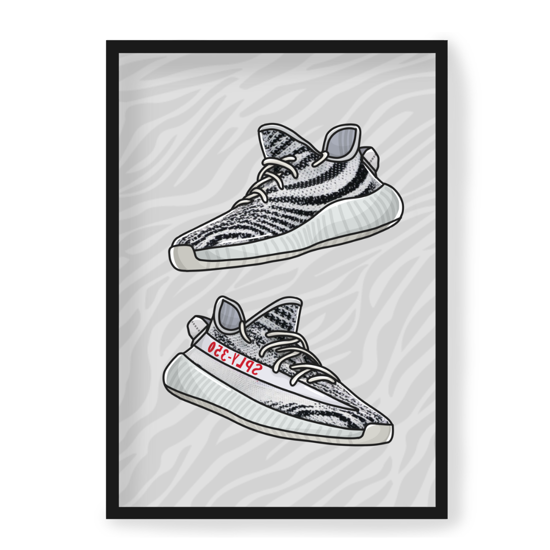 Image of Adidas Yeezy Boost 350 Zebra
