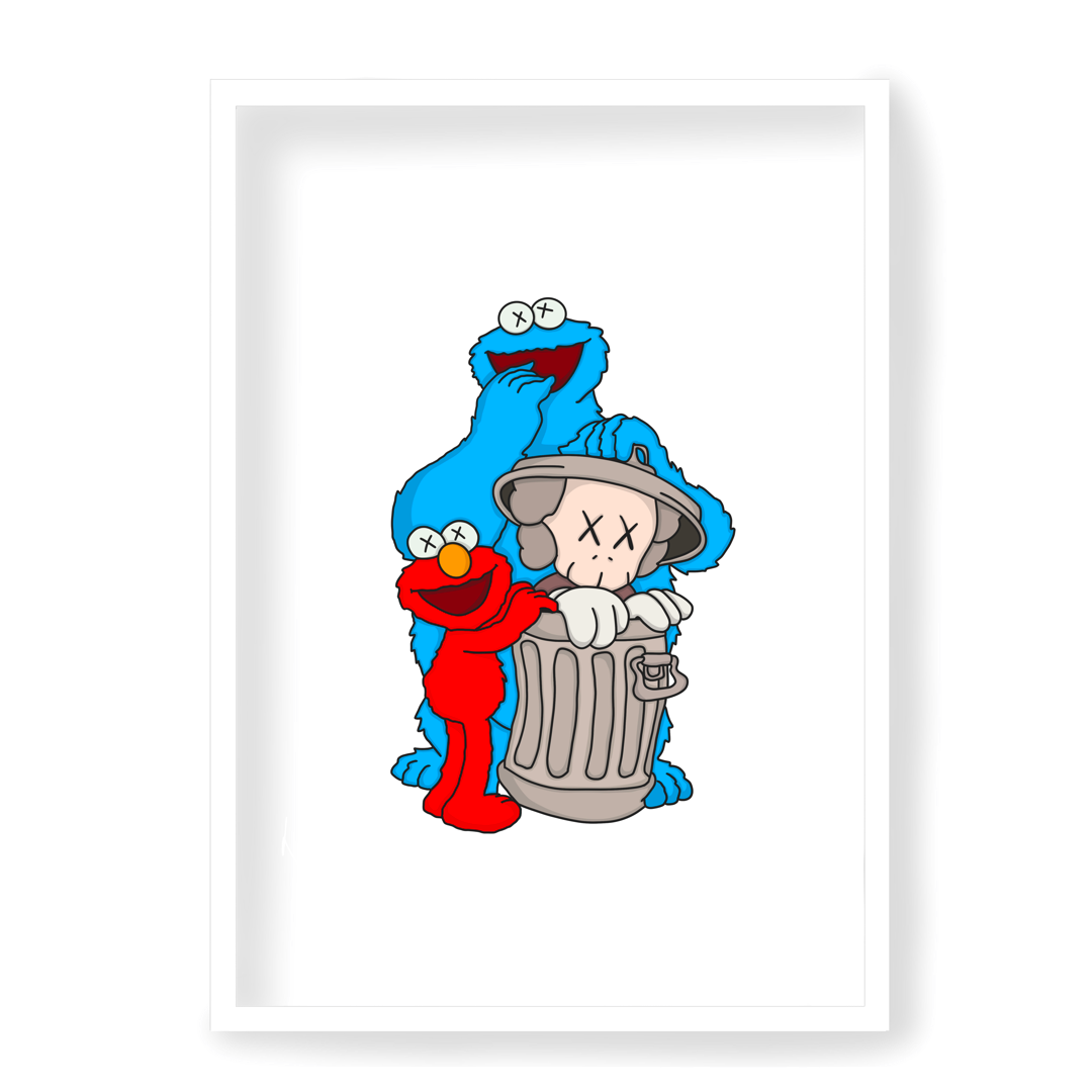 Kaws x Sesame street