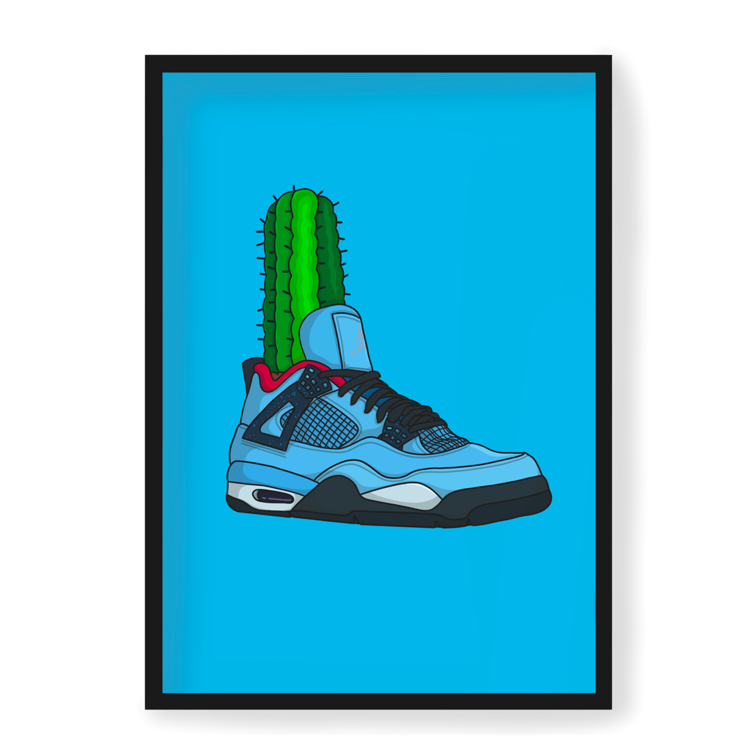 Image of Jordan 4 Retro Travis Scott Cactus Jack