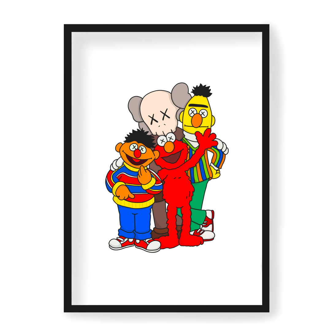 Image of Kaws x Sesame street
