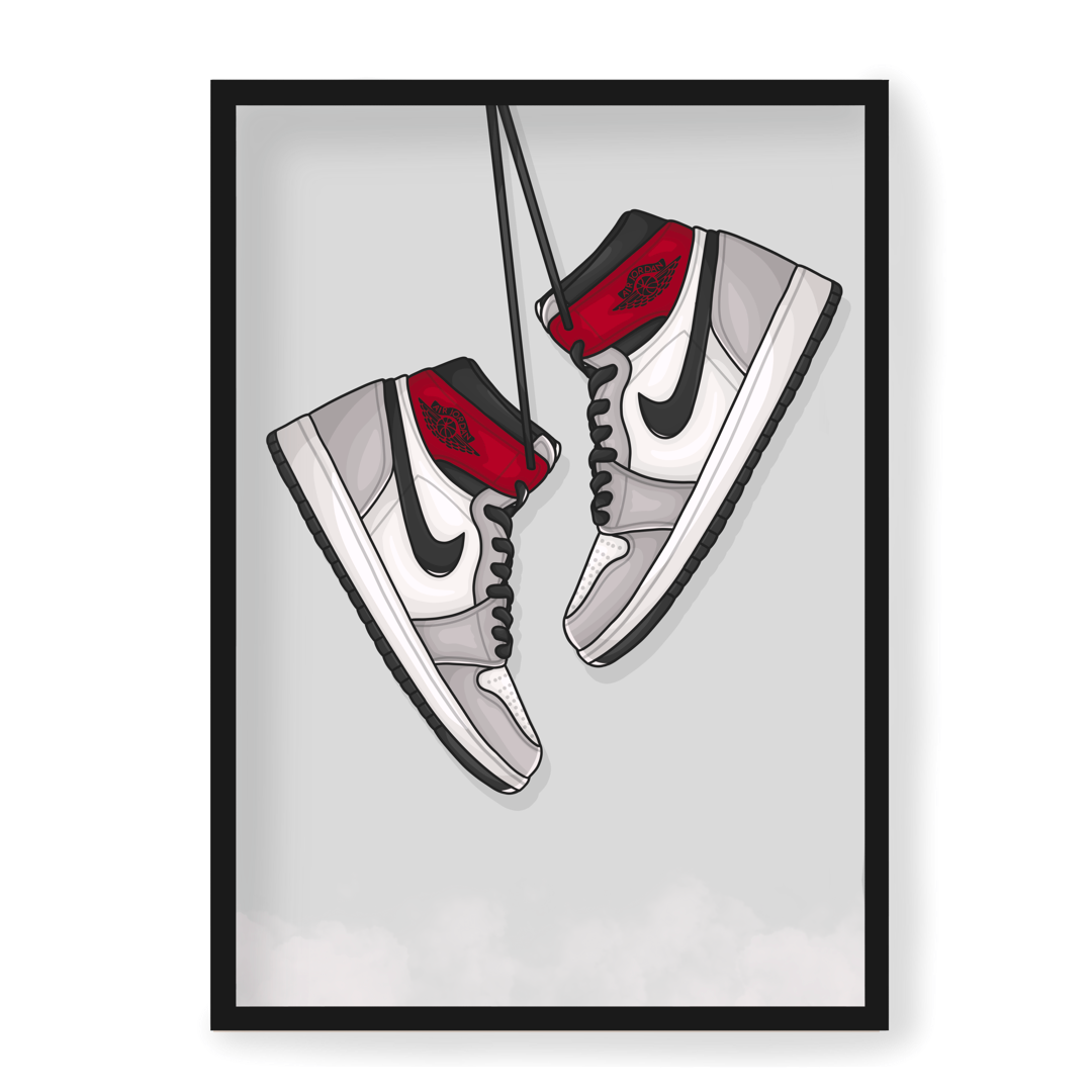 Image of Jordan 1 Retro High Light Smoke Grey