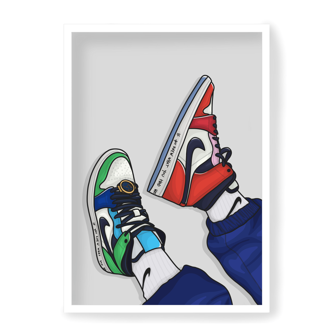 Plakat Air Jordan 1 Mid Fearless Melody Ehsani