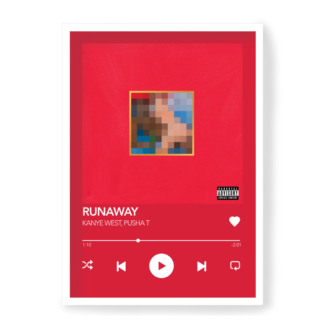 Plakat Kanye West Runaway