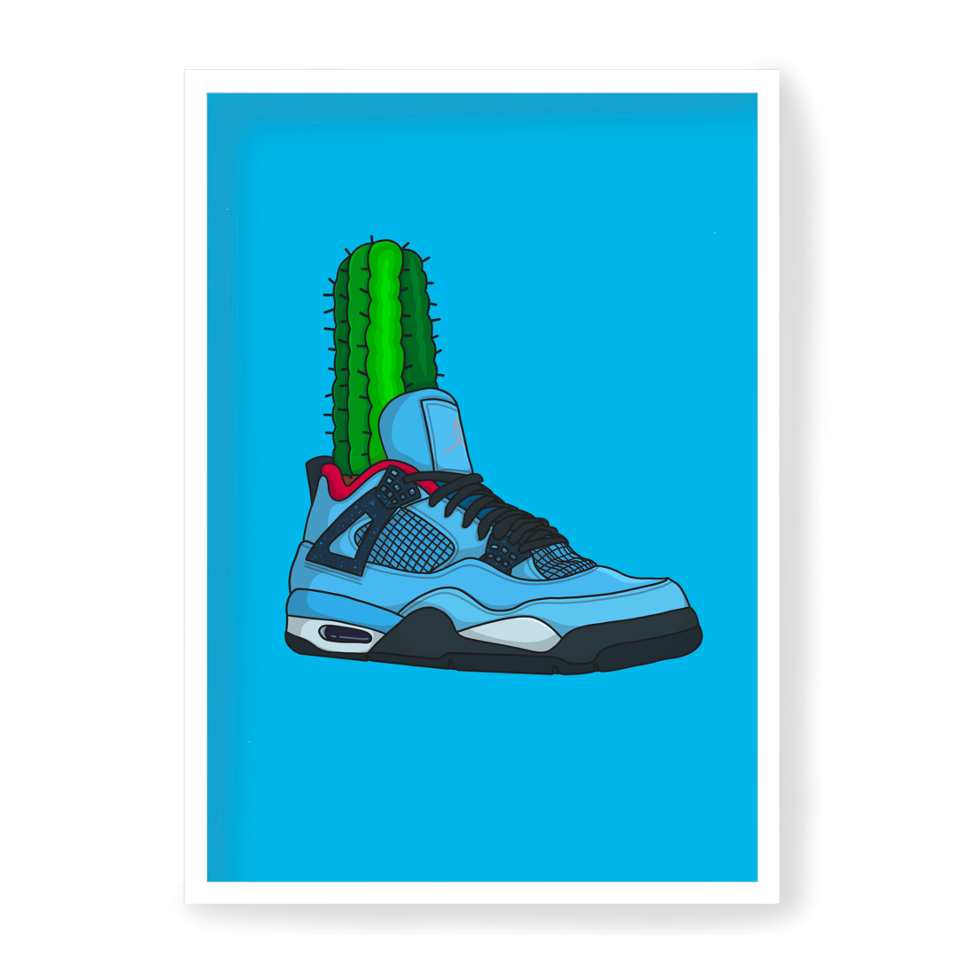Image of Jordan 4 Retro Travis Scott Cactus Jack