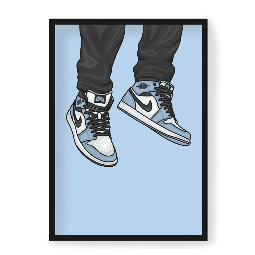 Image of Nike Jordan 1 High University Blue