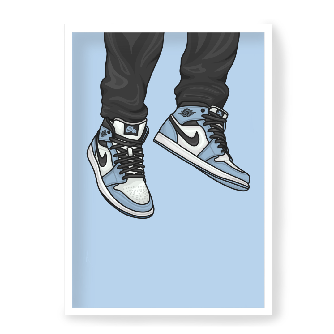 Image of Nike Jordan 1 High University Blue