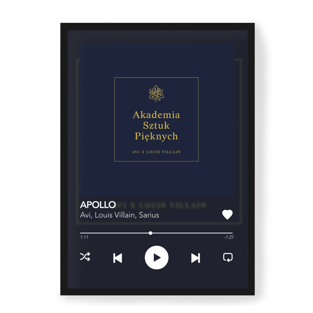 Plakat Avi, Louis Villain, Sarius Apollo