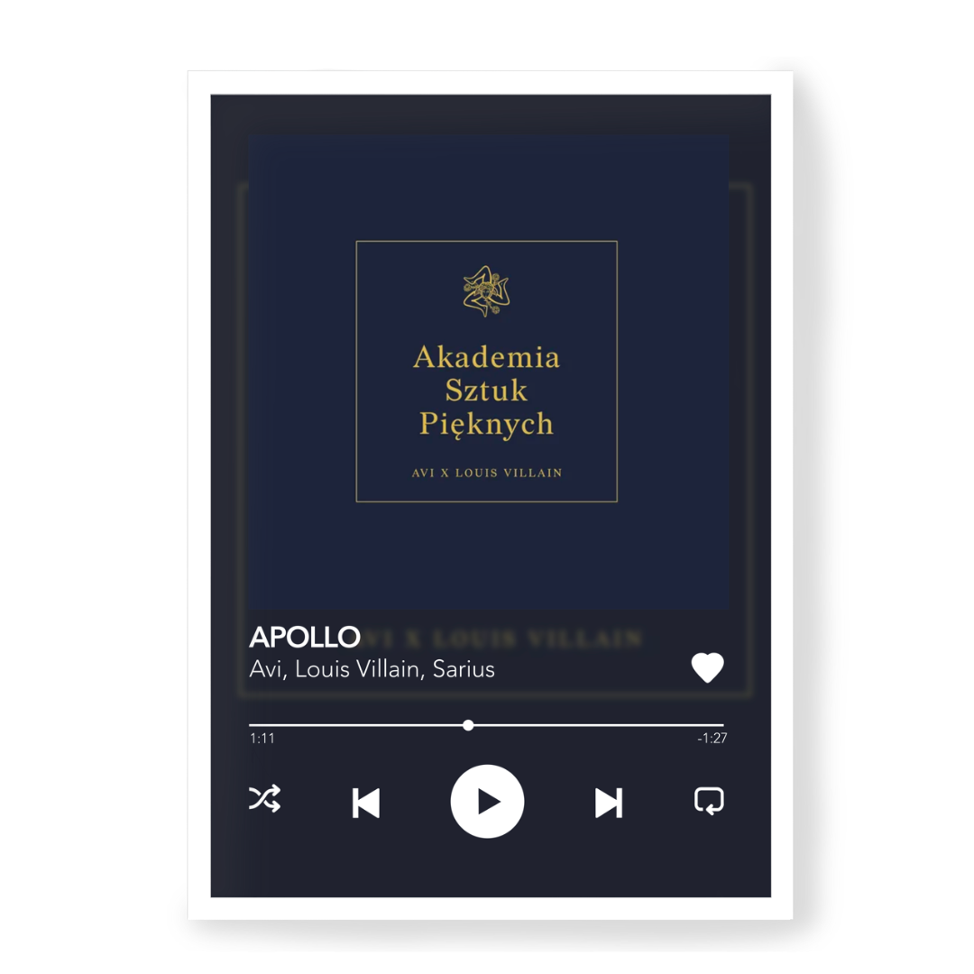 Plakat Avi, Louis Villain, Sarius Apollo