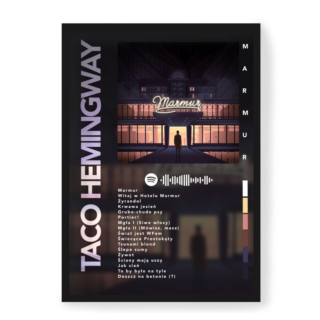 Plakat Taco Hemingway Marmur