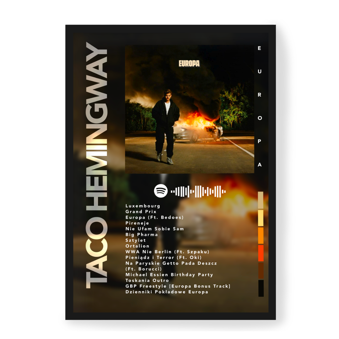 Plakat Taco Hemingway Europa