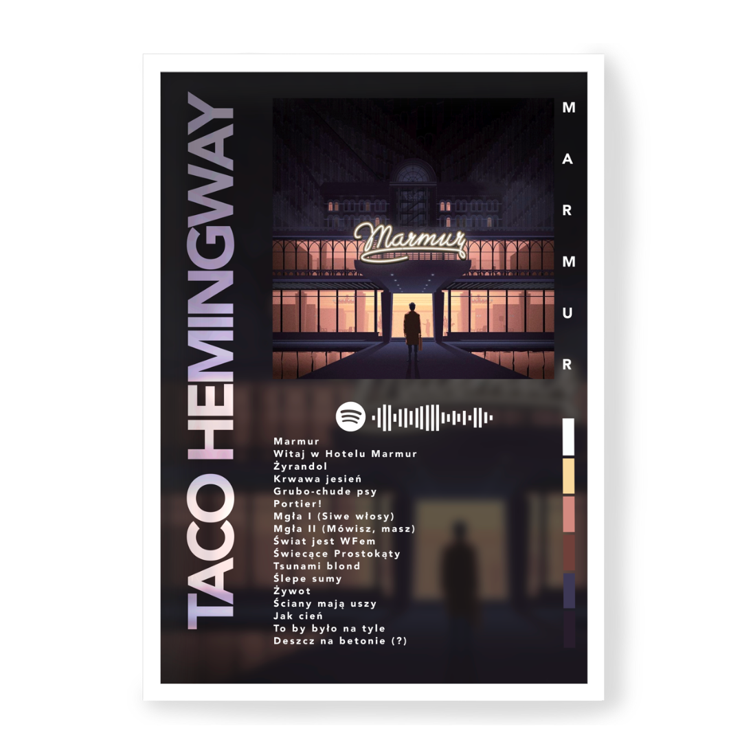 Plakat Taco Hemingway Marmur