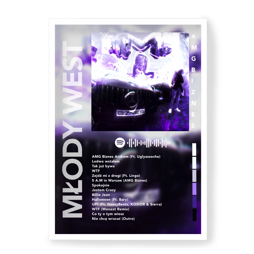 Plakat Młody West AMG Biznes