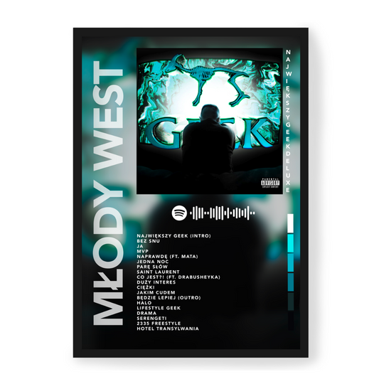 Plakat Młody West Największy Geek Deluxe