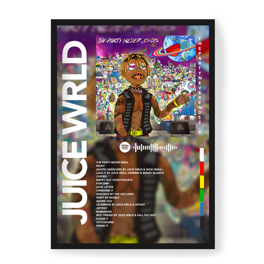 Plakat Juice WRLD The Party Never Ends